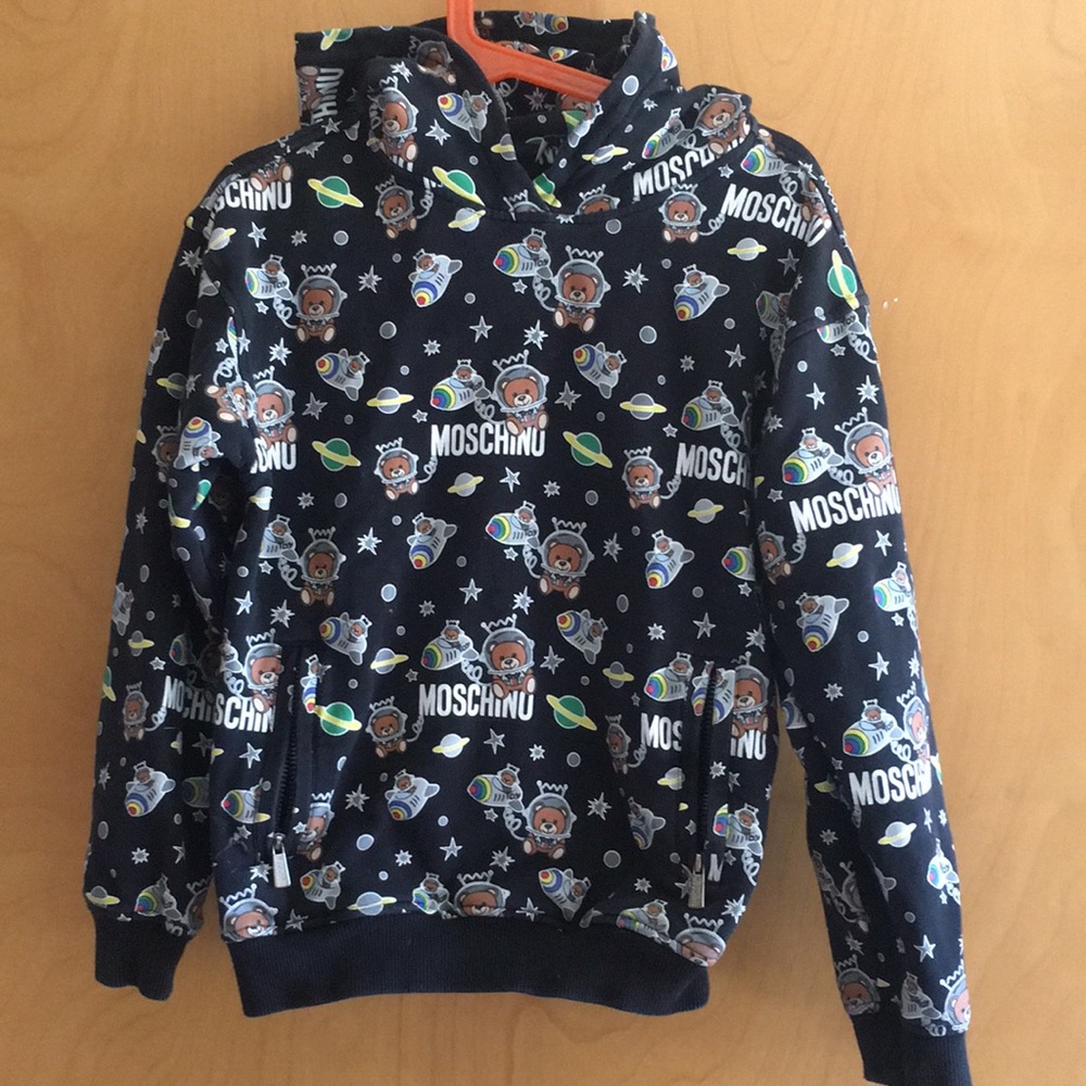 Moschino hoodie size 8